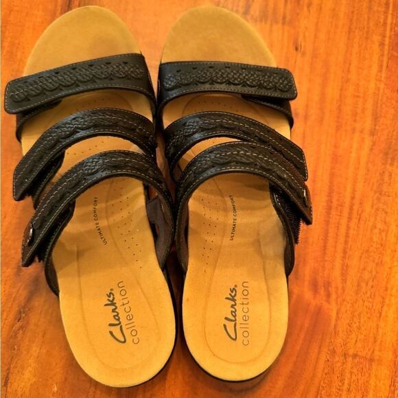 Clarks Lauriann Cove Black sz 8 - Picture 5 of 8